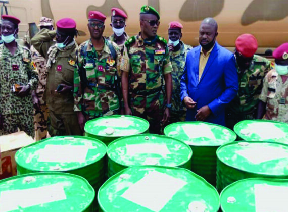 Formal Launching of the European Union's support of Petroleum Oil and Lubricants (POL) to Sector 2, Baga Sola