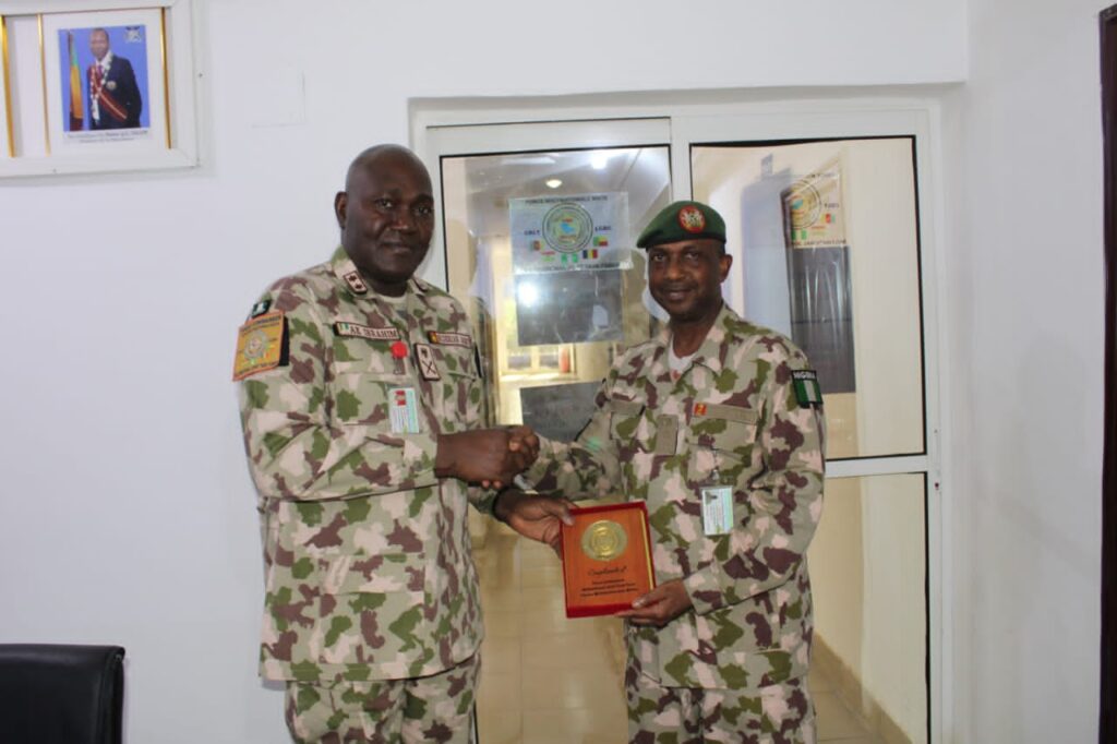 FORCE COMMANDER MNJTF BIDS POSTED OUT OFFICERS FAREWELL
