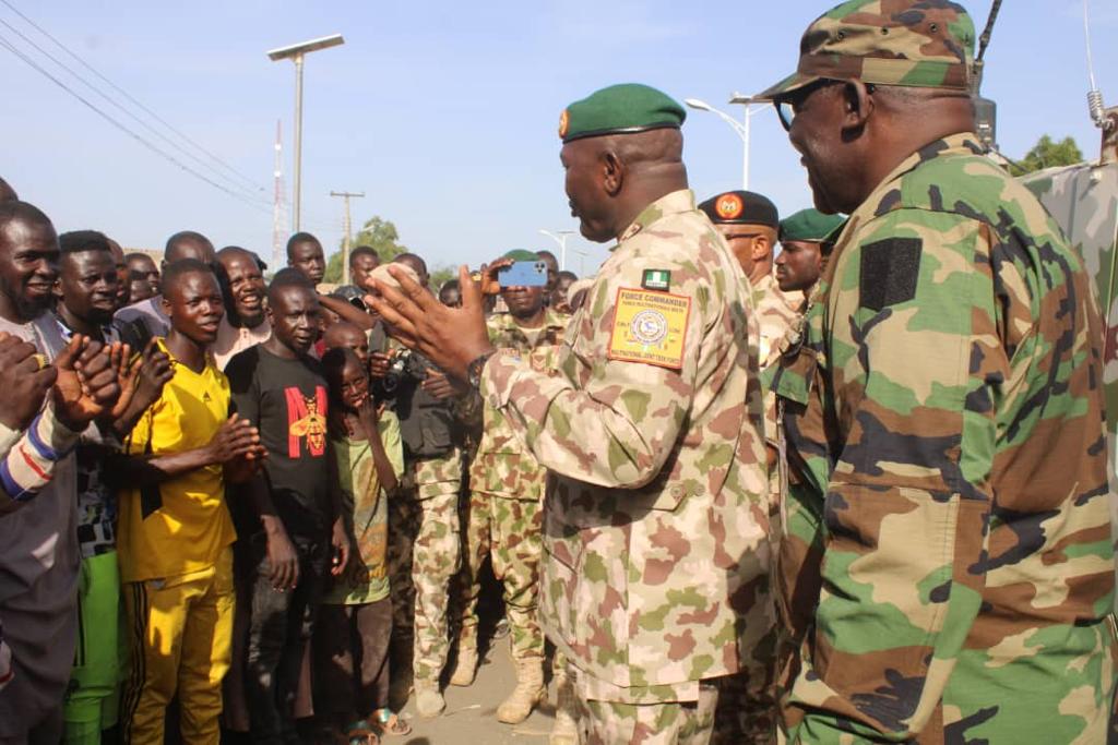 FORCE COMMANDER MULTINATIONAL JOINT TASK FORCE PAYS OPERATIONAL VISIT TO TROOPS IN BAGA
