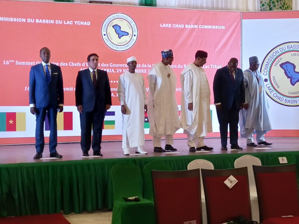 HEADS OF STATE AND GOVERNMENT OF LAKE CHAD BASIN COMMISSION HELD 16TH SUMMIT