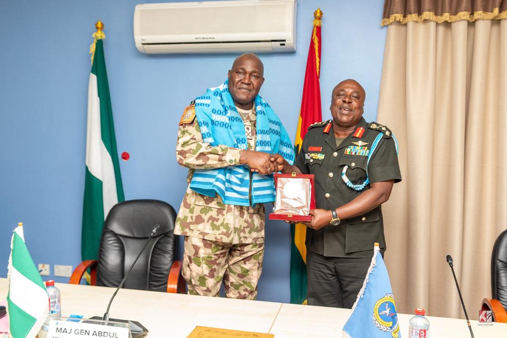 FORCE COMMANDER MULTINATIONAL JOINT TASK FORCE VISITS KOFI ANNAN INTERNATIONAL PEACEKEEPING TRAINING CENTRE: CALLS FOR CONTINUED TRAINING SUPPORT