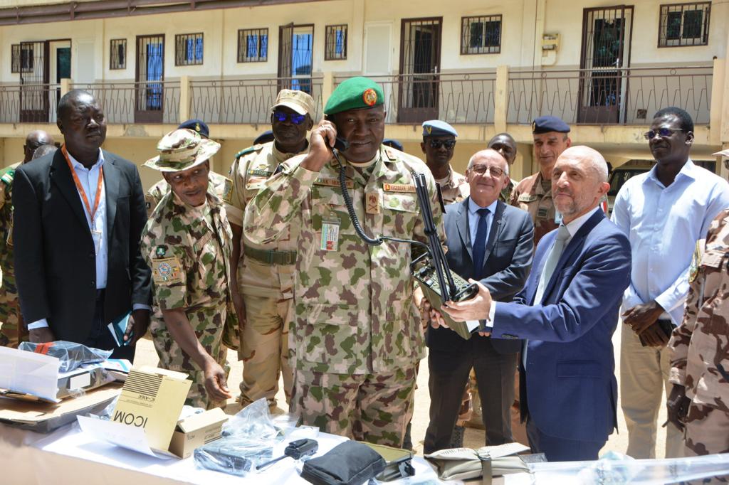 EUROPEAN UNION DONATES COMMUNICATION EQUIPMENT TO THE MULTINATIONAL JOINT TASK FORCE AS PART OF ITS SUPPORT TO COMBAT INSURGENCY IN THE LAKE CHAD BASIN REGION