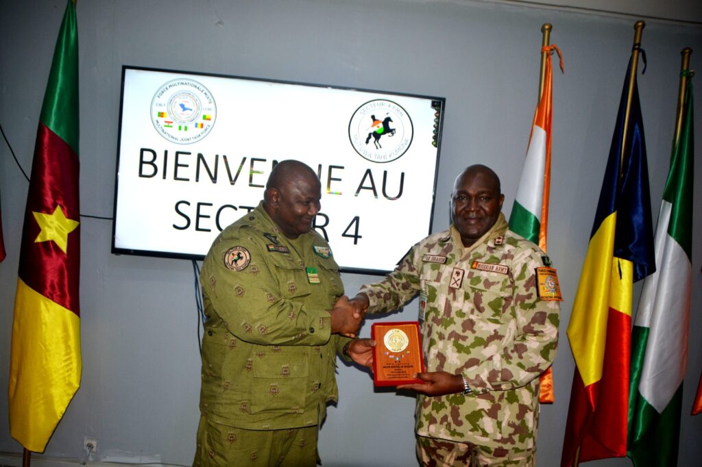 FC MNJTF CONCLUDES FAREWELL VISIT BY VISITING SECTOR 4 DIFFA...... says Sector 4 Diffa is strategic to MNJTF's mission