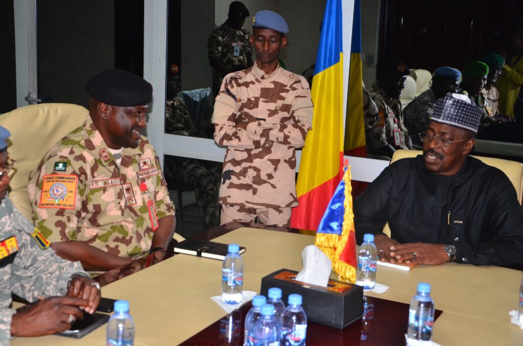 FORCE COMMANDER VISITS CHADIEN DEFENCE MINISTER…Harps on more support to MNJTF